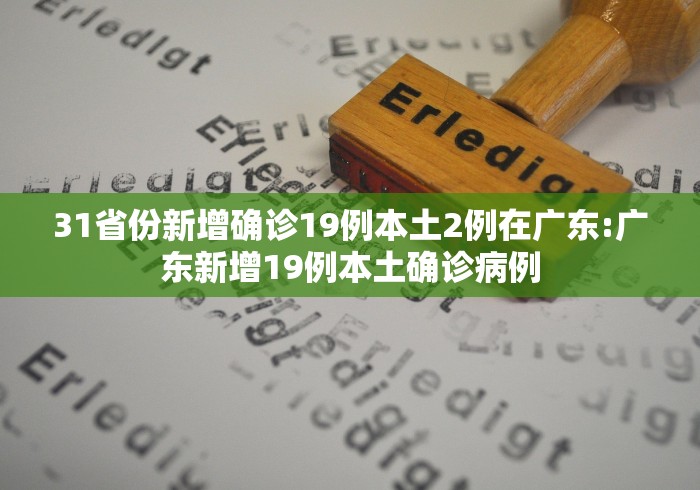 31省份新增确诊19例本土2例在广东:广东新增19例本土确诊病例