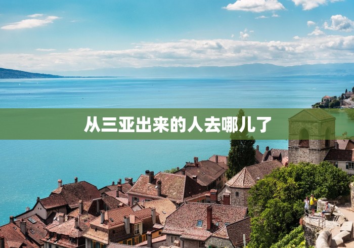 从三亚出来的人去哪儿了