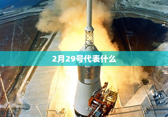 2月29号代表什么